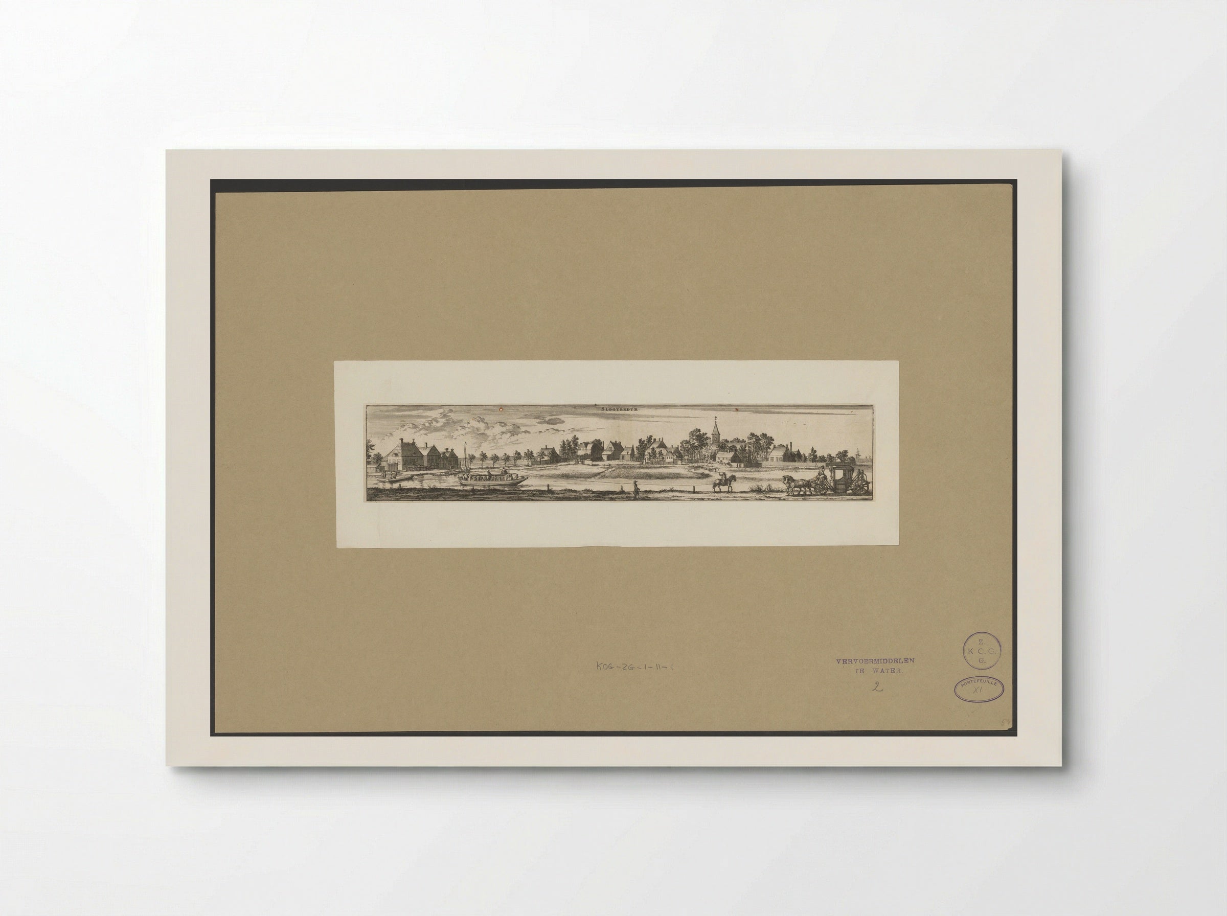 Gezicht op Sloterdijk - Jan Luyken - Poster