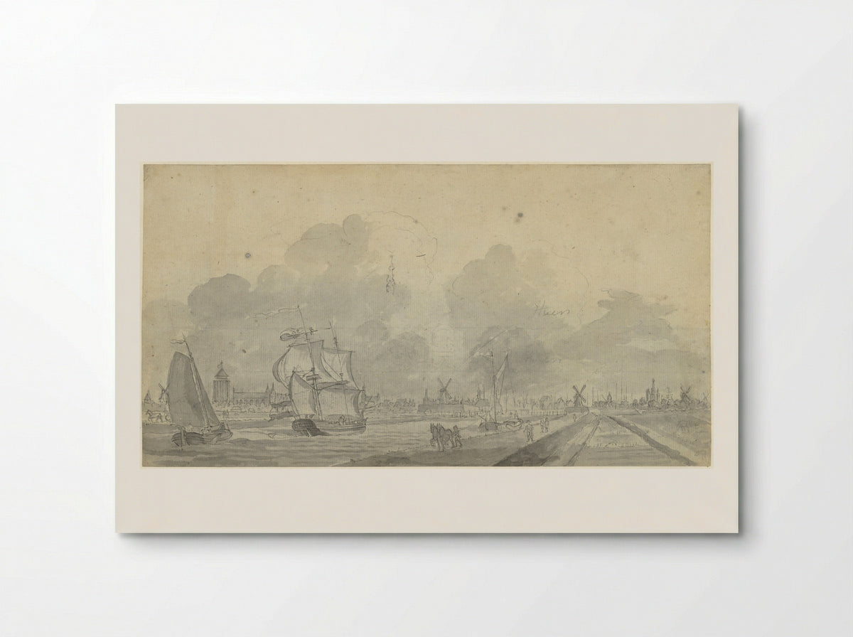 Gezicht op Zierikzee - Dirk de Jong - Poster