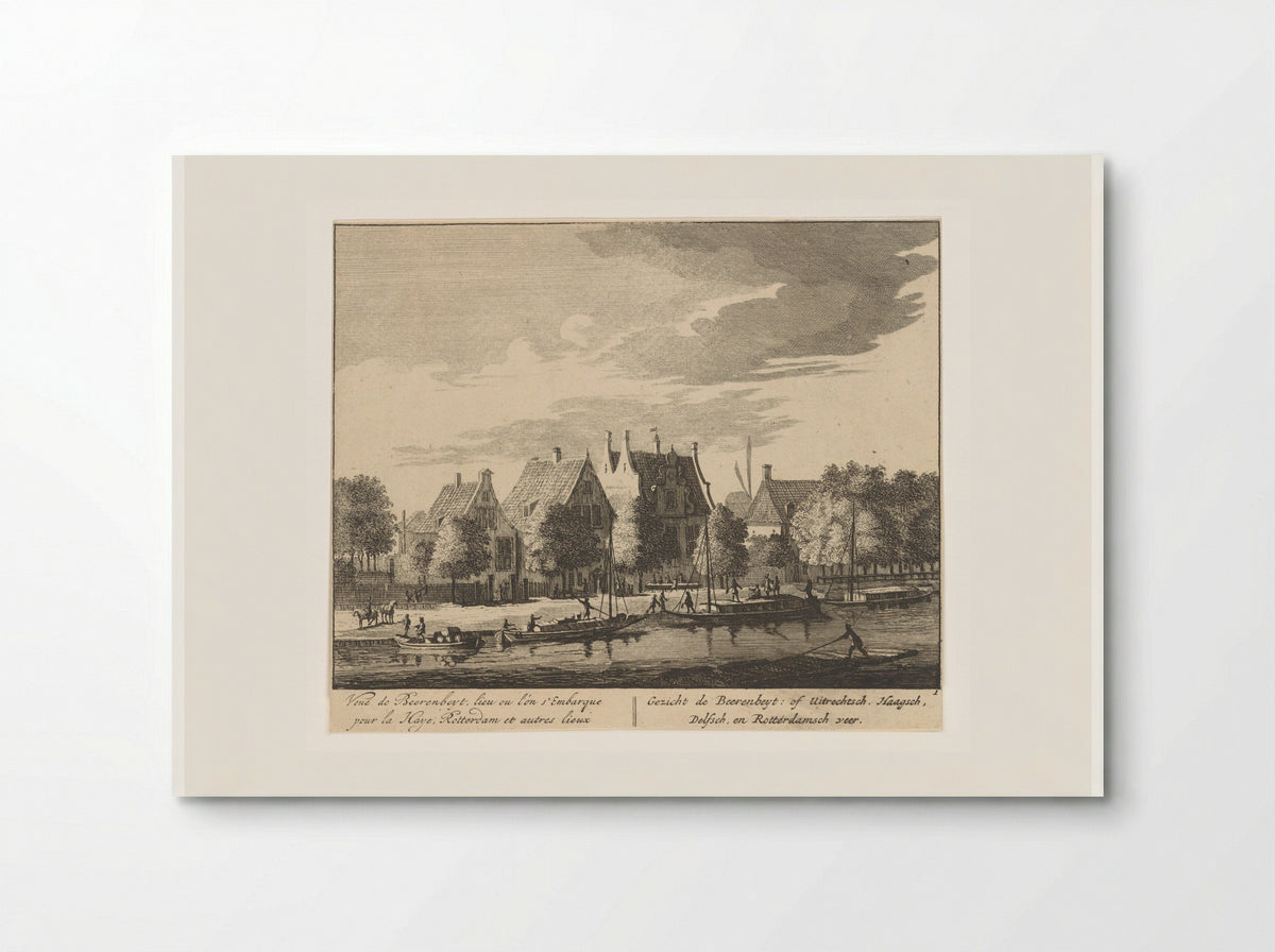 Gezicht op de Amstel bij herberg de Beerebijt - Matthijs Pool - Poster
