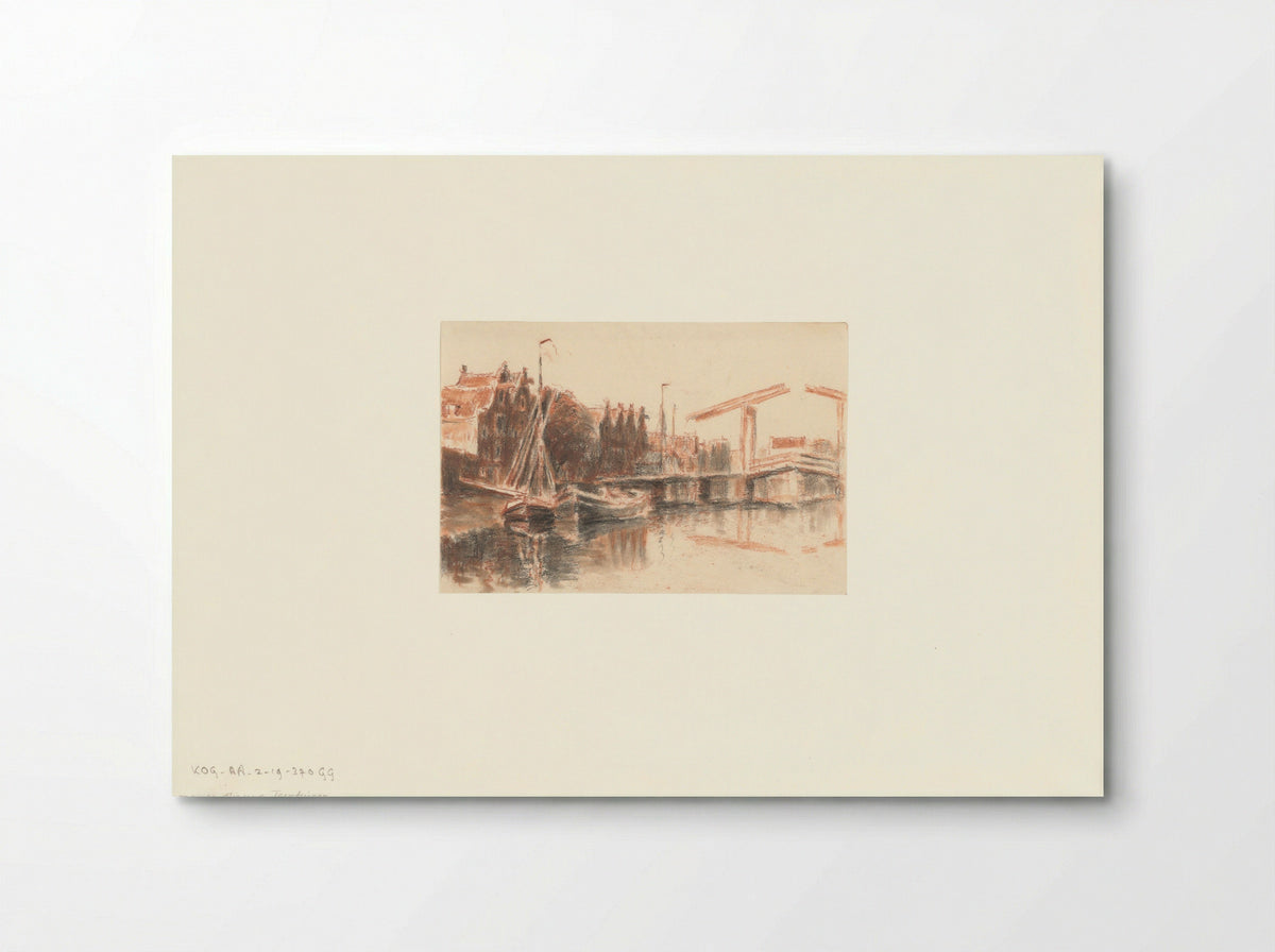 Gezicht op de Prinseneilandsgracht - Anthonie van Teijn - Poster
