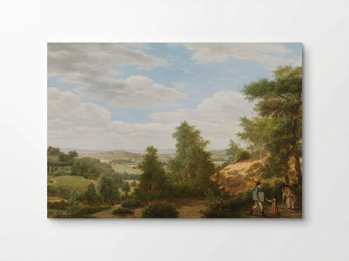 Gezicht op de vlakte van Montmorency bij Saint-Leu-la-Forêt - Pieter Rudolph Kleijn - Poster