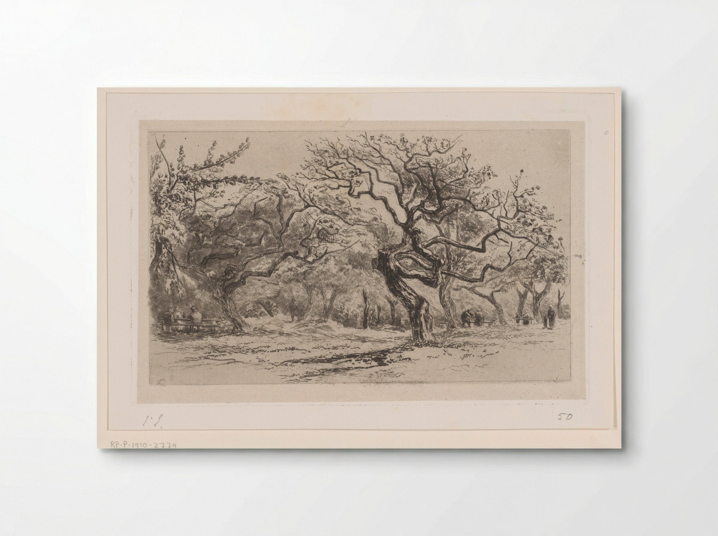 Gezicht op een boomgaard bij Honfleur - Carel Nicolaas Storm van 's-Gravesande - Poster
