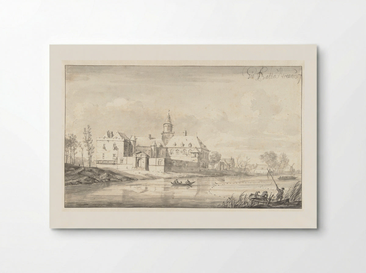 Gezicht op het kasteel Nijenrode aan de Vecht - Jan Baptist Weenix - Poster