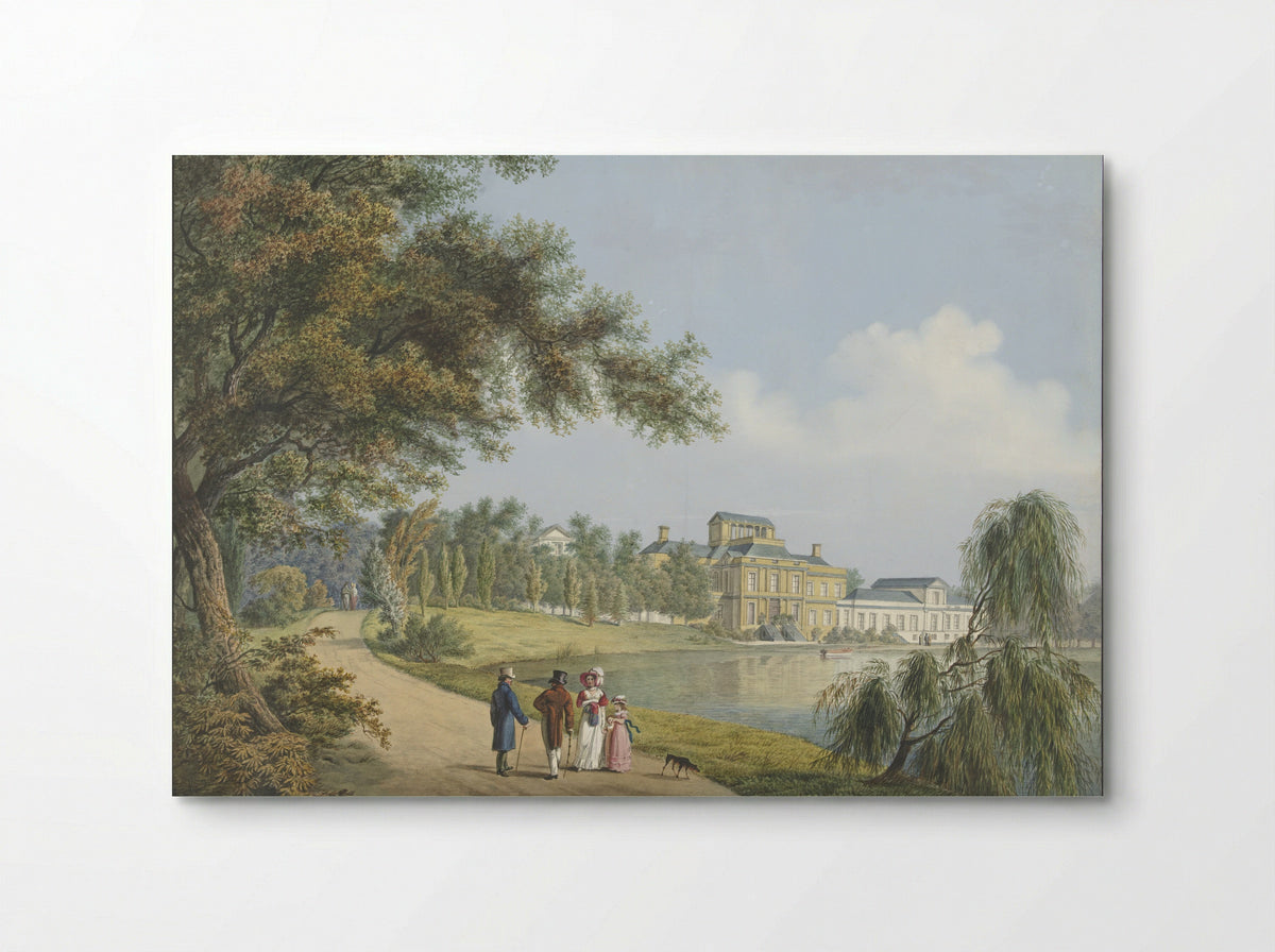 Gezicht op paleis Soestdijk - Cornelis de Kruyff - Poster