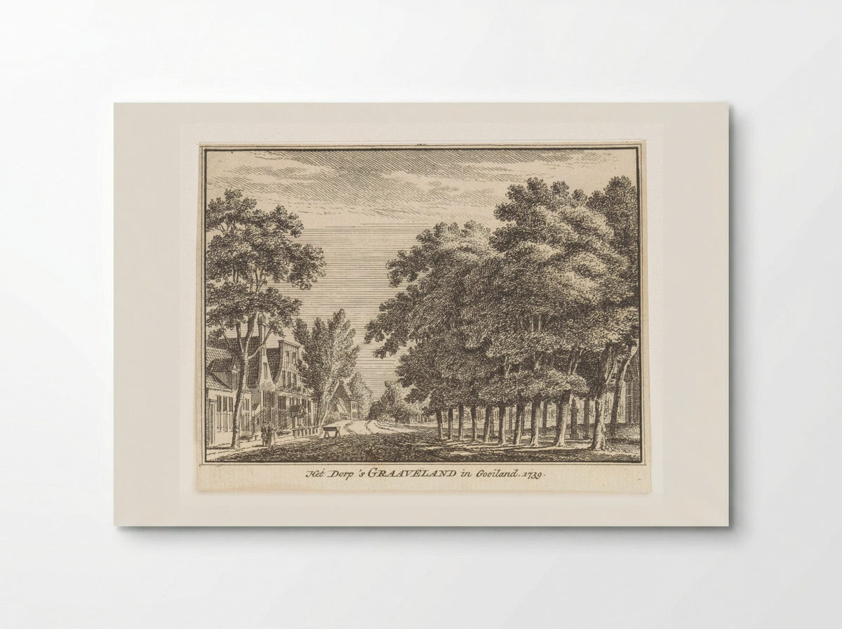 Gezicht op 's-Graveland - Hendrik Spilman - Poster