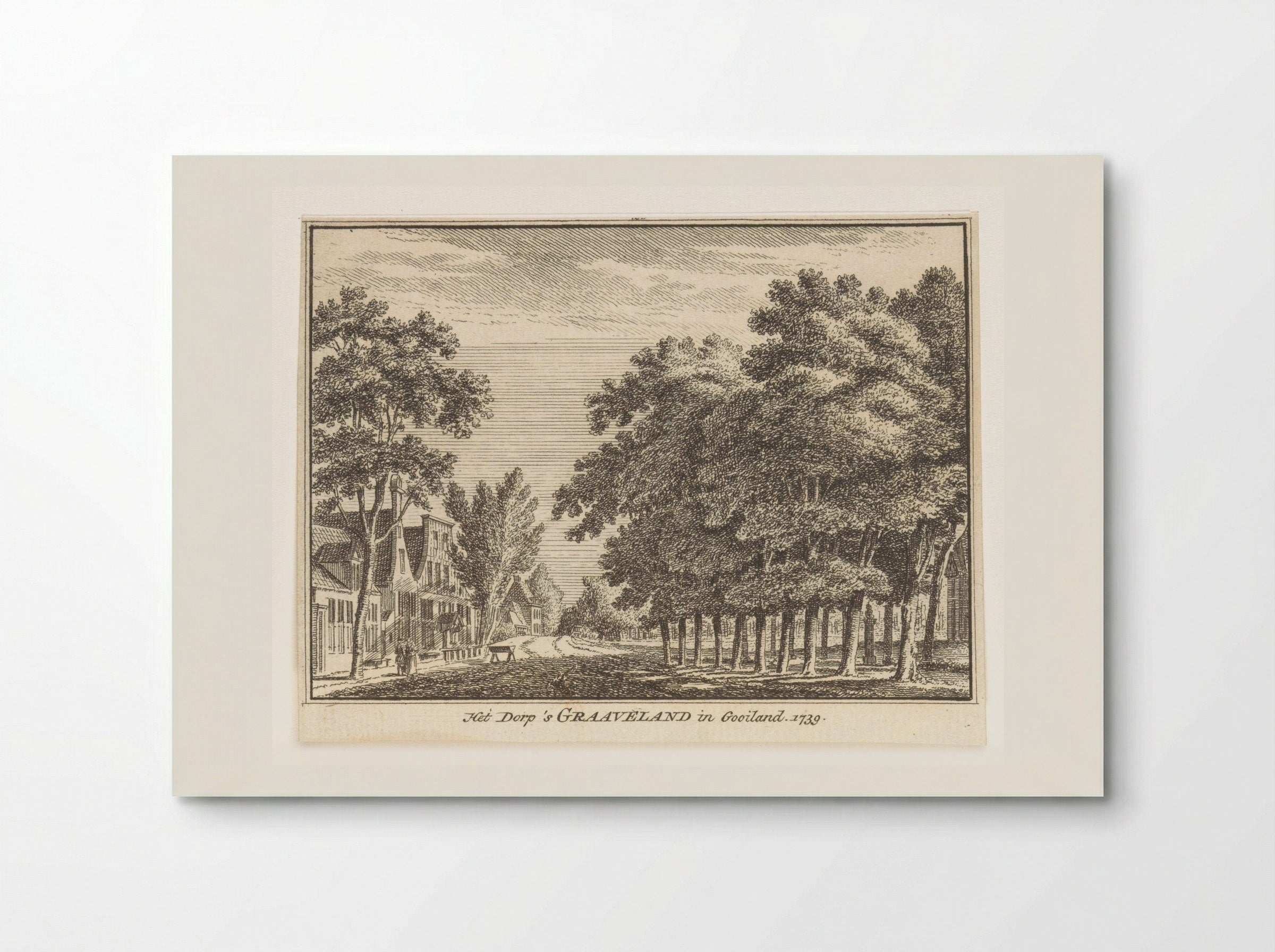 Gezicht op 's-Graveland - Hendrik Spilman - Poster