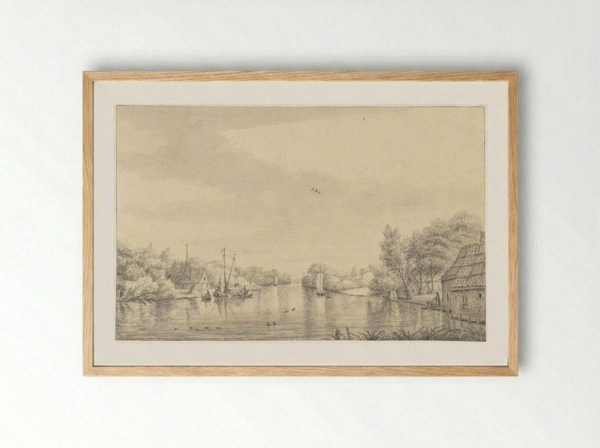 Gezicht van het Kalfje - Engelbert Michaël Engelberts - Framed Print Wood