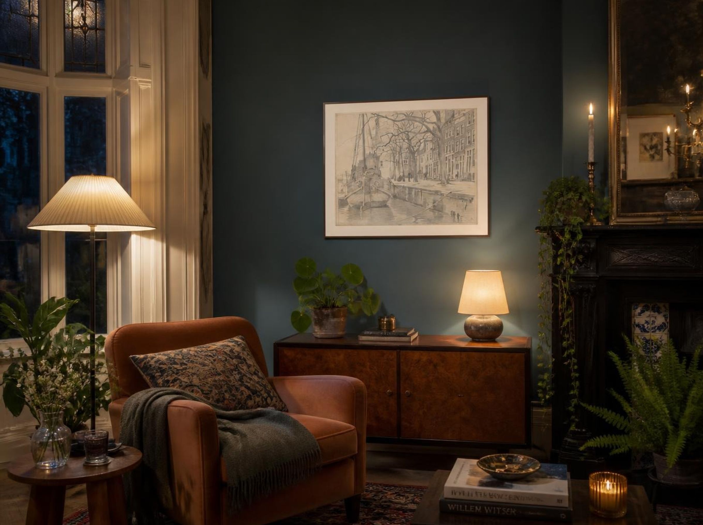 Gezicht vanaf de Waalseilandsgracht op de Montelbaanstoren en enkele huizen aan de Oude Waal - Willem Witsen - Lifestyle