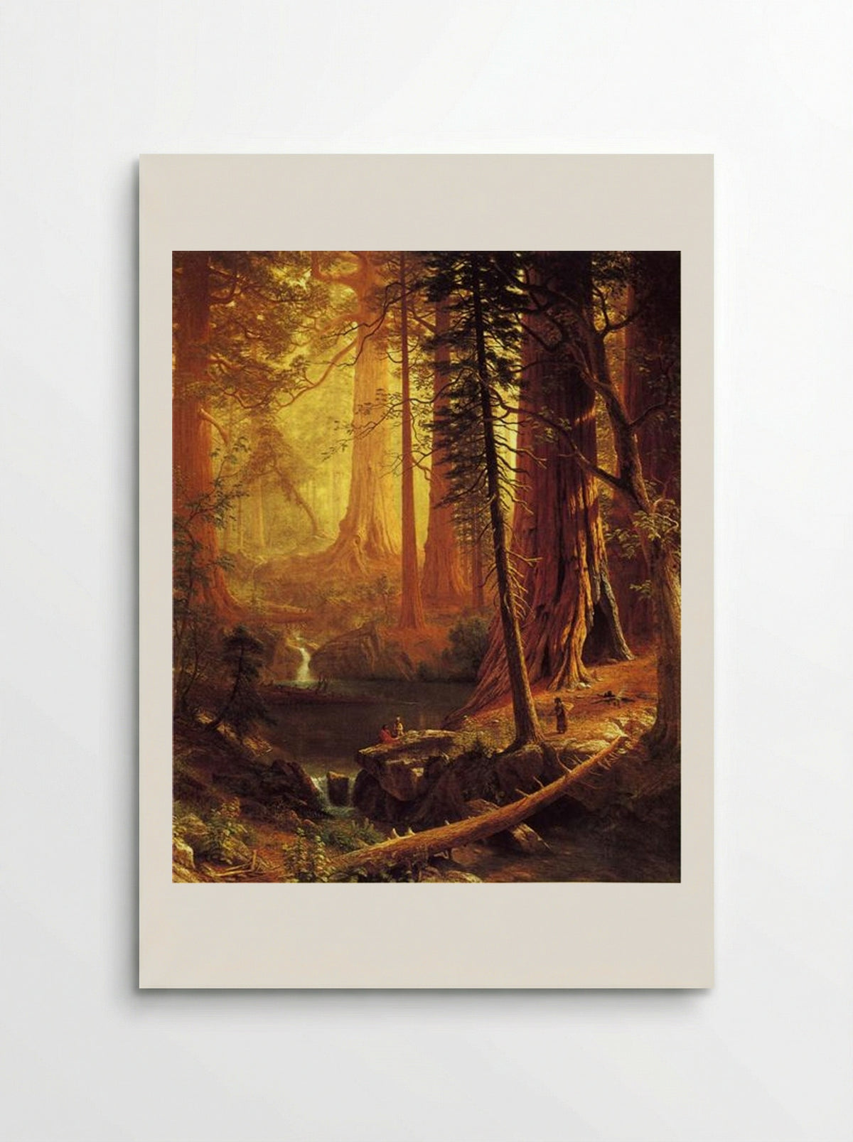 Giant Redwood Trees of California - Albert Bierstadt - Poster