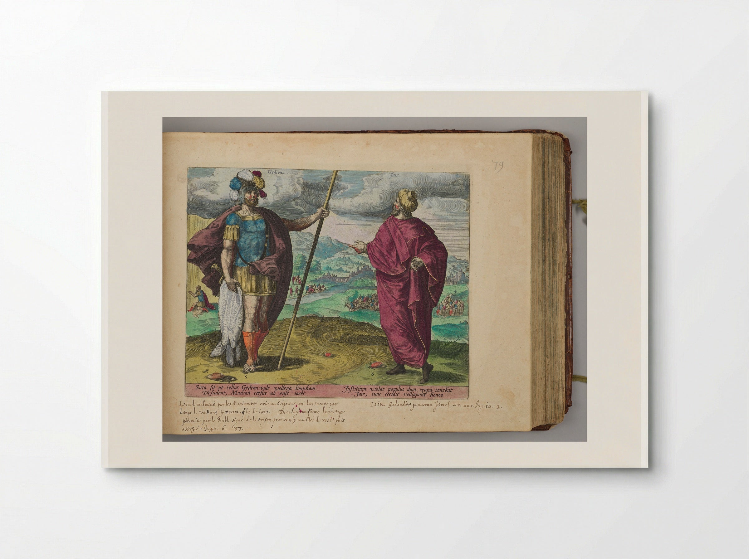 Gideon and Jair - Hans Collaert the Elder - Poster
