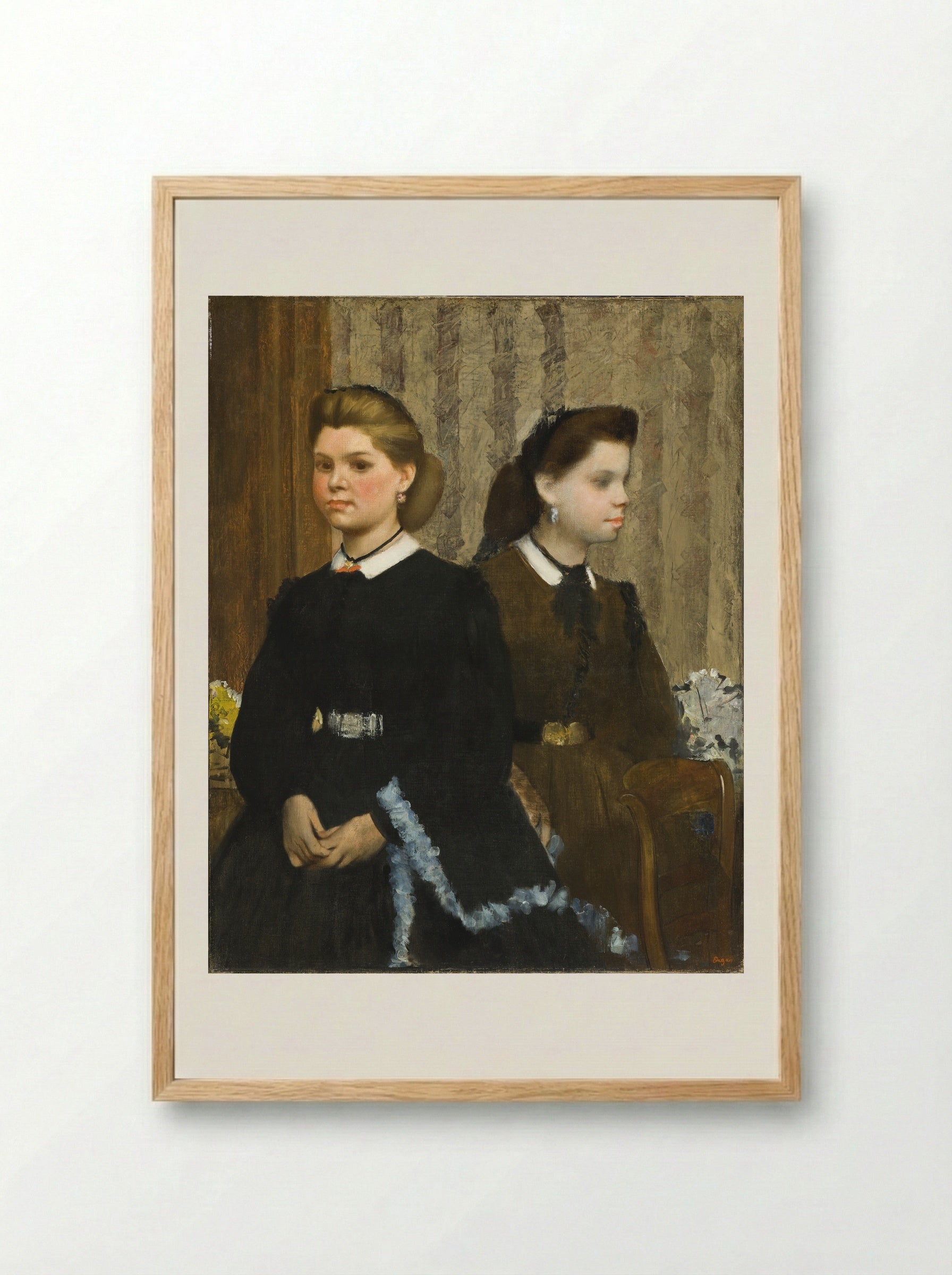 Giovanna Bellelli - Hilaire-Germain-Edgar Degas - Framed Print Wood