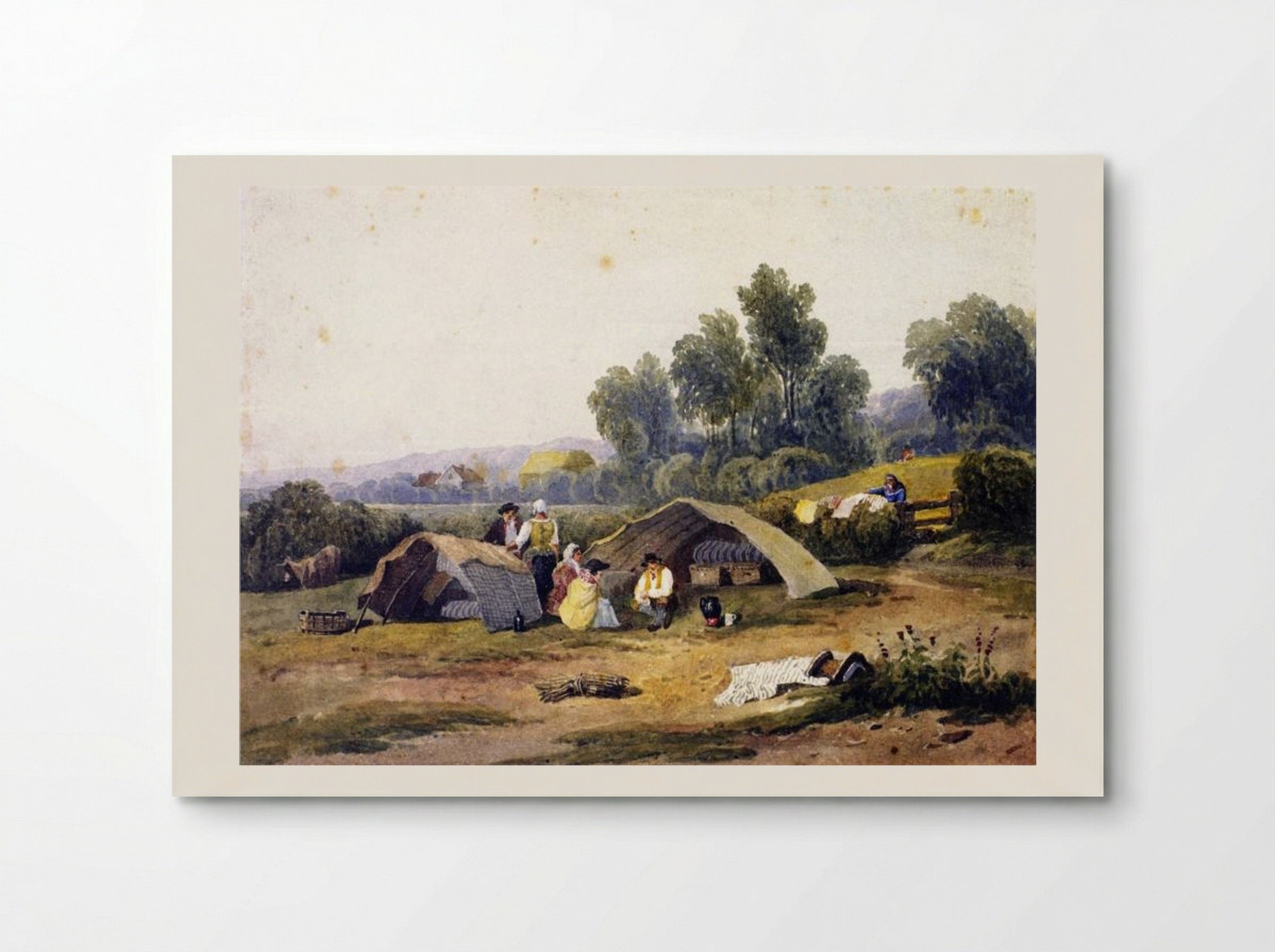 Gipsies on Dulwich Common - David Cox - Poster