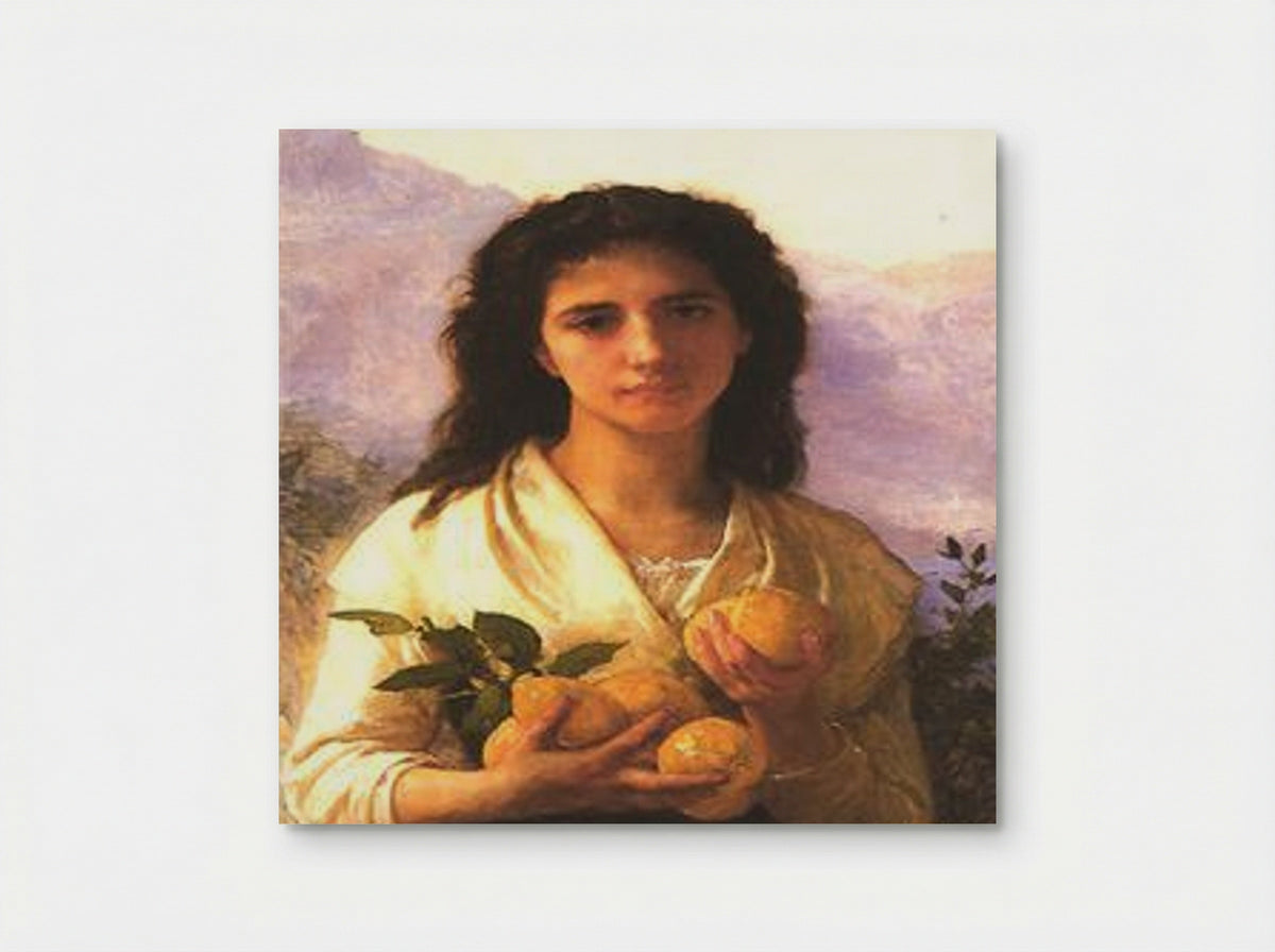 Girl Holding Lemons - William-Adolphe Bouguereau - Poster