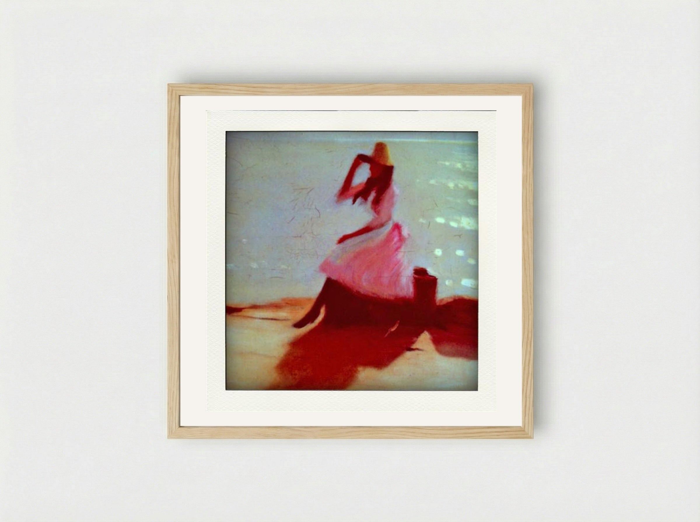 Girl at the Beach - Philip Wilson Steer - Framed Print Wood
