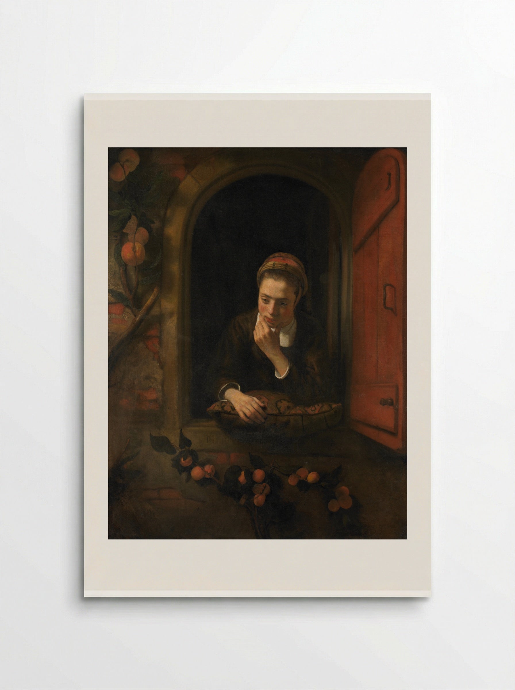 Girl at the Window (The Dreamer) - Nicolaes Maes - Poster
