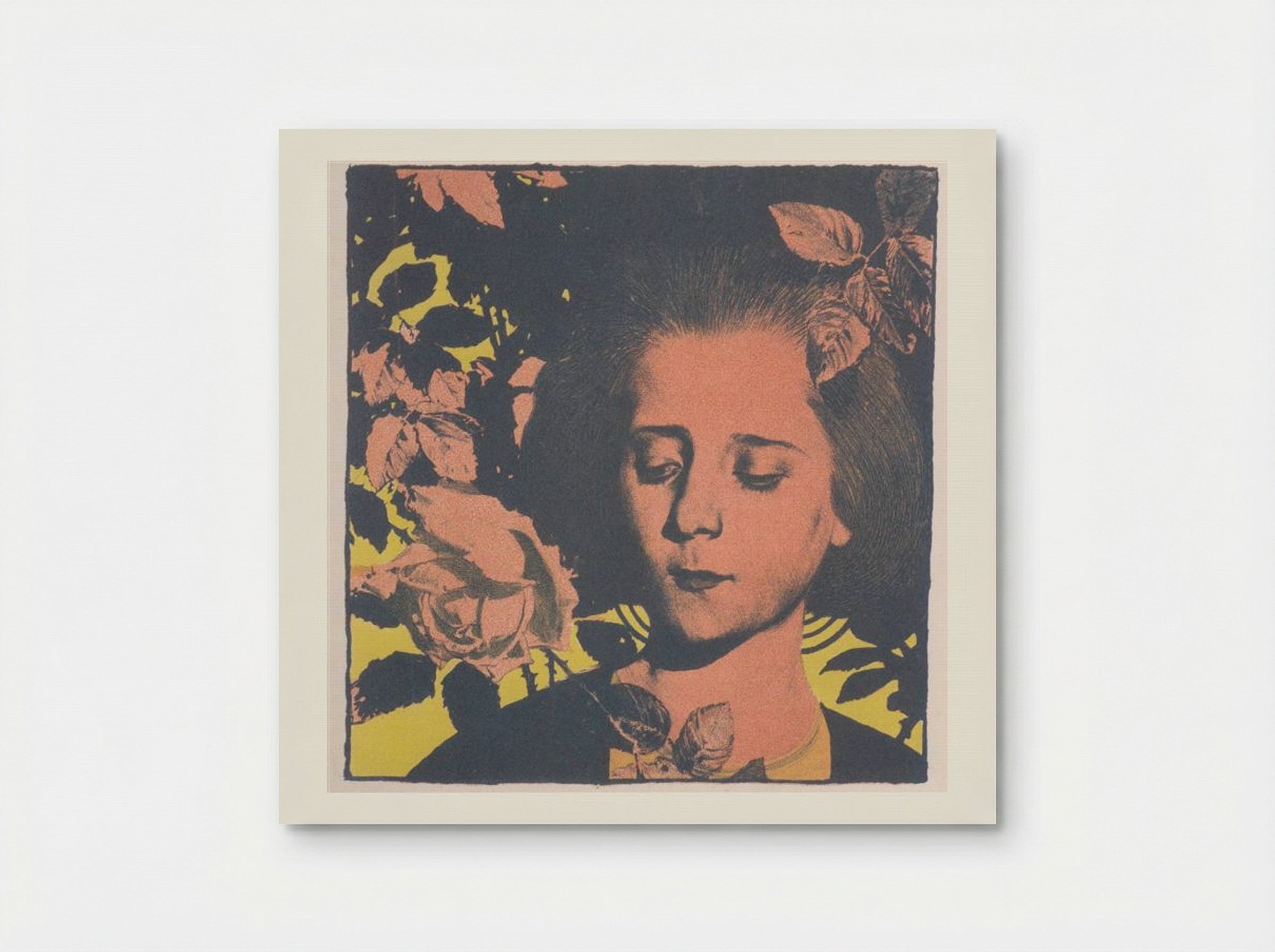 Girl in Rose (Mädchen in Rose) - Koloman Moser - Poster