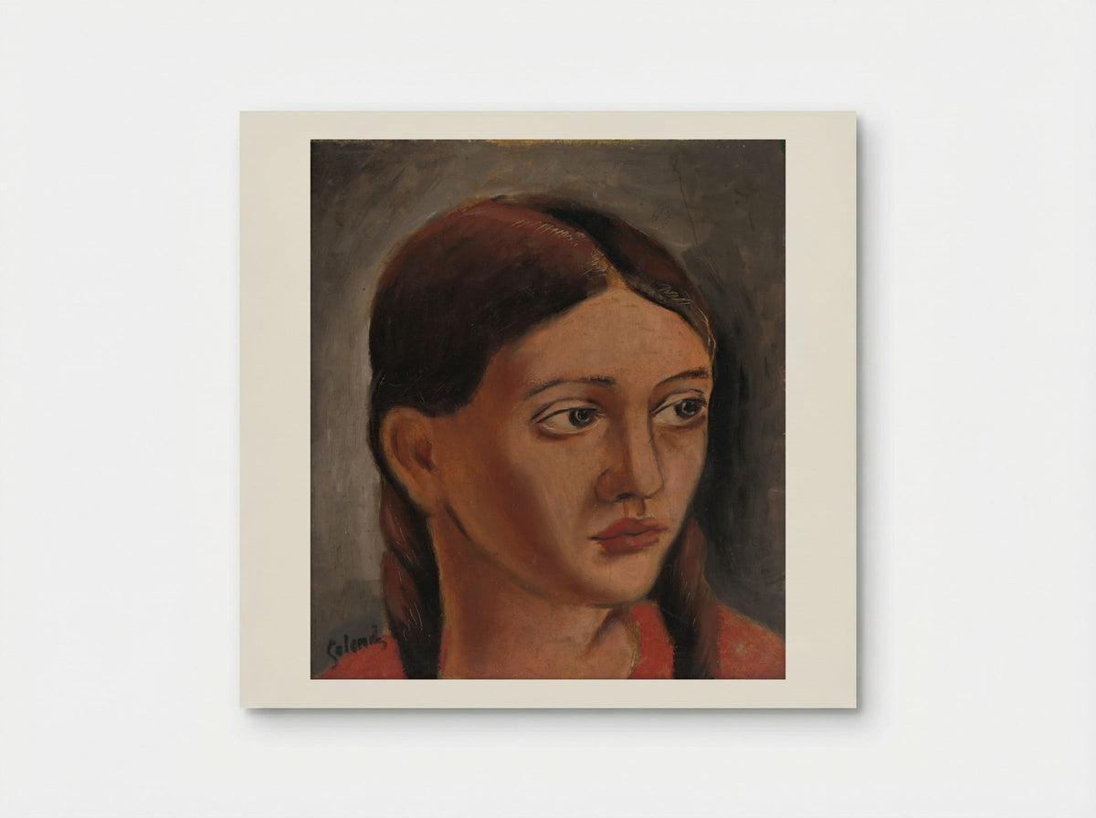 Girl's Head - Mikuláš Galanda - Poster