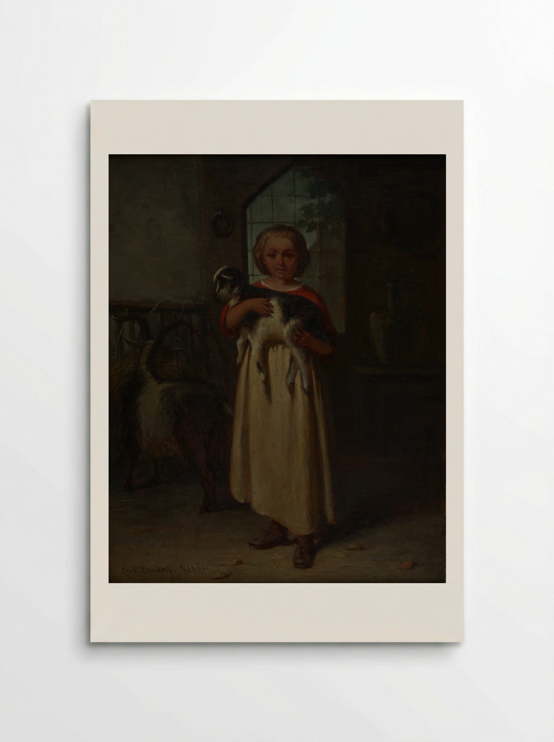 Girl with a Kid - Carel Frederik Bendorp (I) - Poster