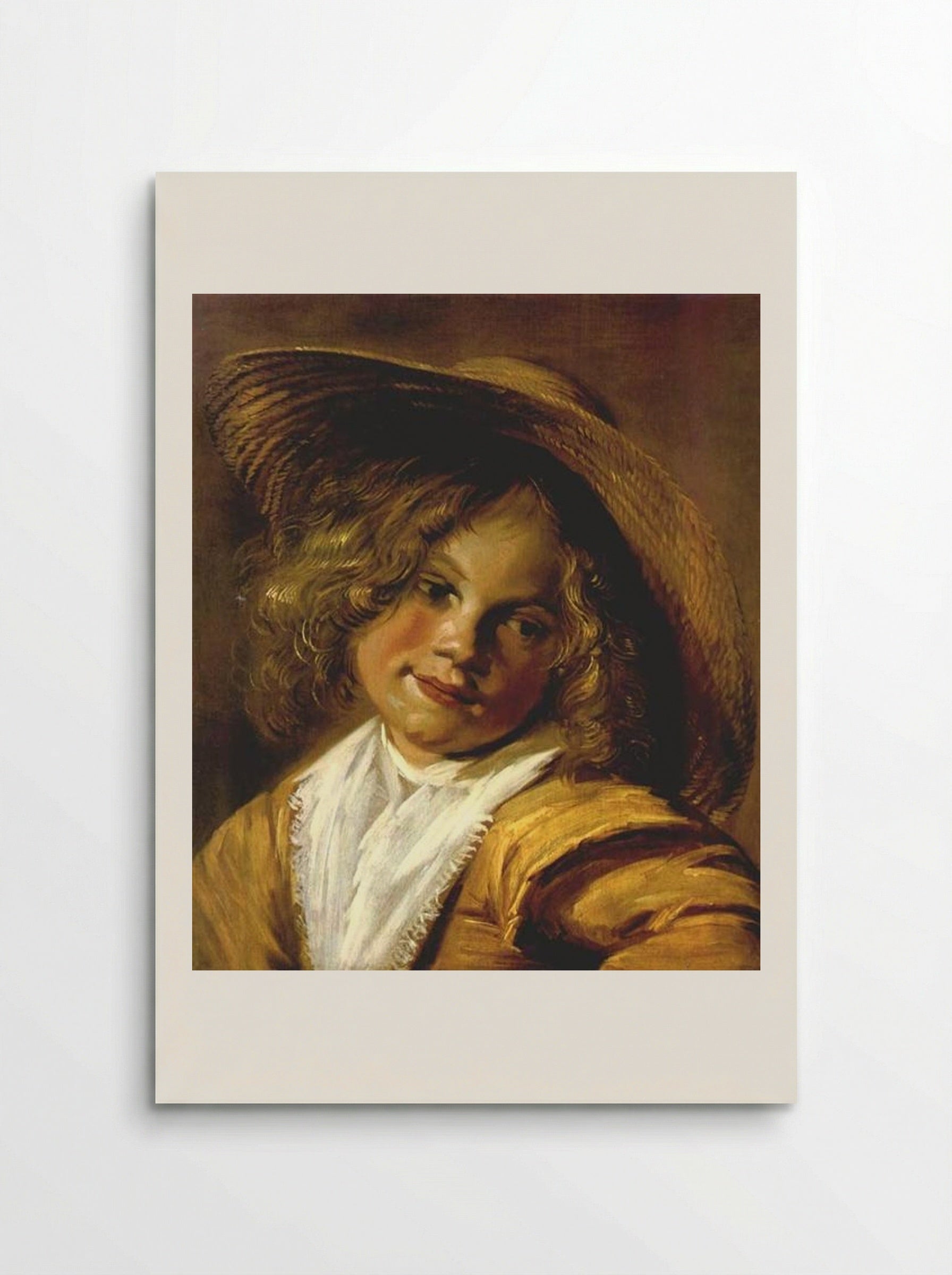 Girl with a Straw Hat - Judith Leyster - Poster