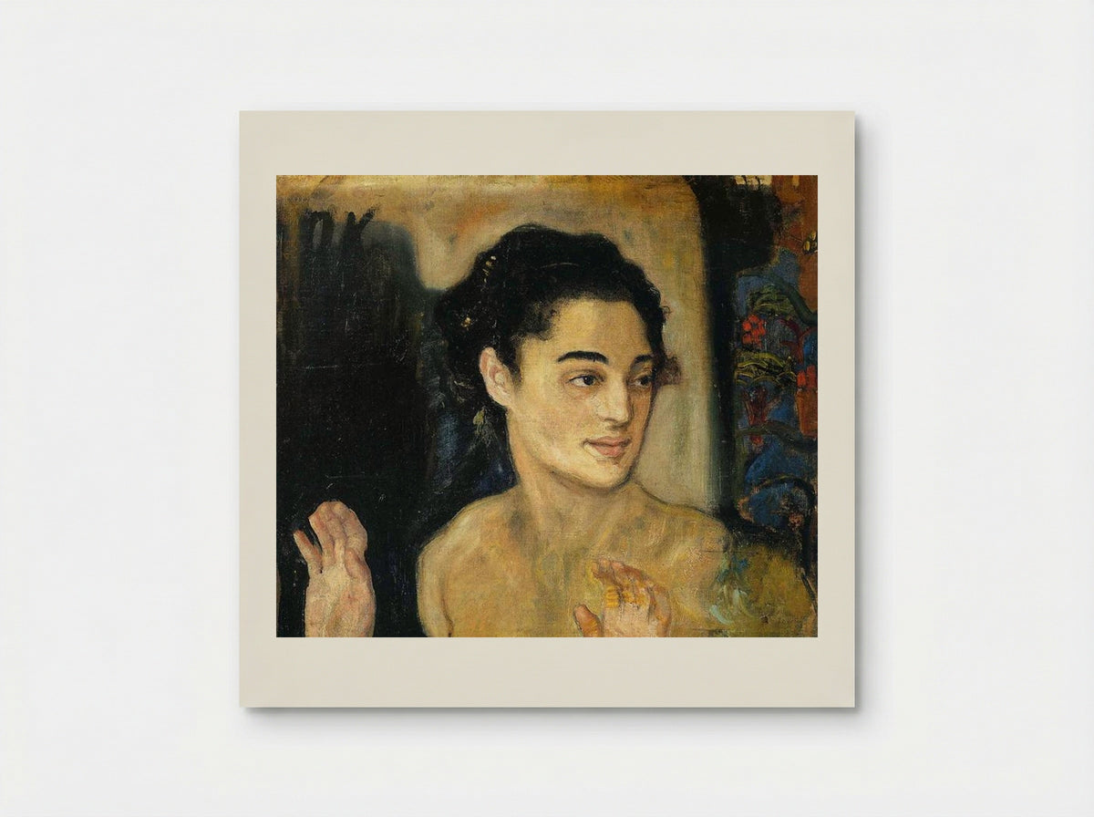 Girl with hands raised - Oskar Kokoschka - Poster