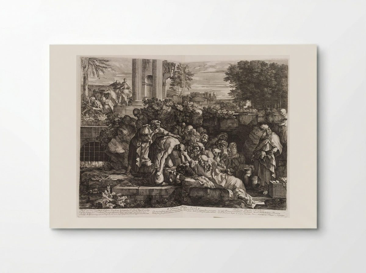 Giving Drink to the Thirsty - Sébastien Bourdon - Poster