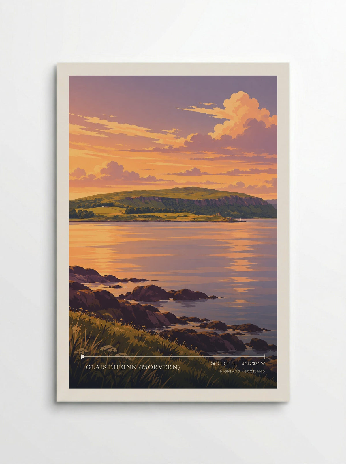 Glais Bheinn (Morvern), Highland | Travel Poster - Poster
