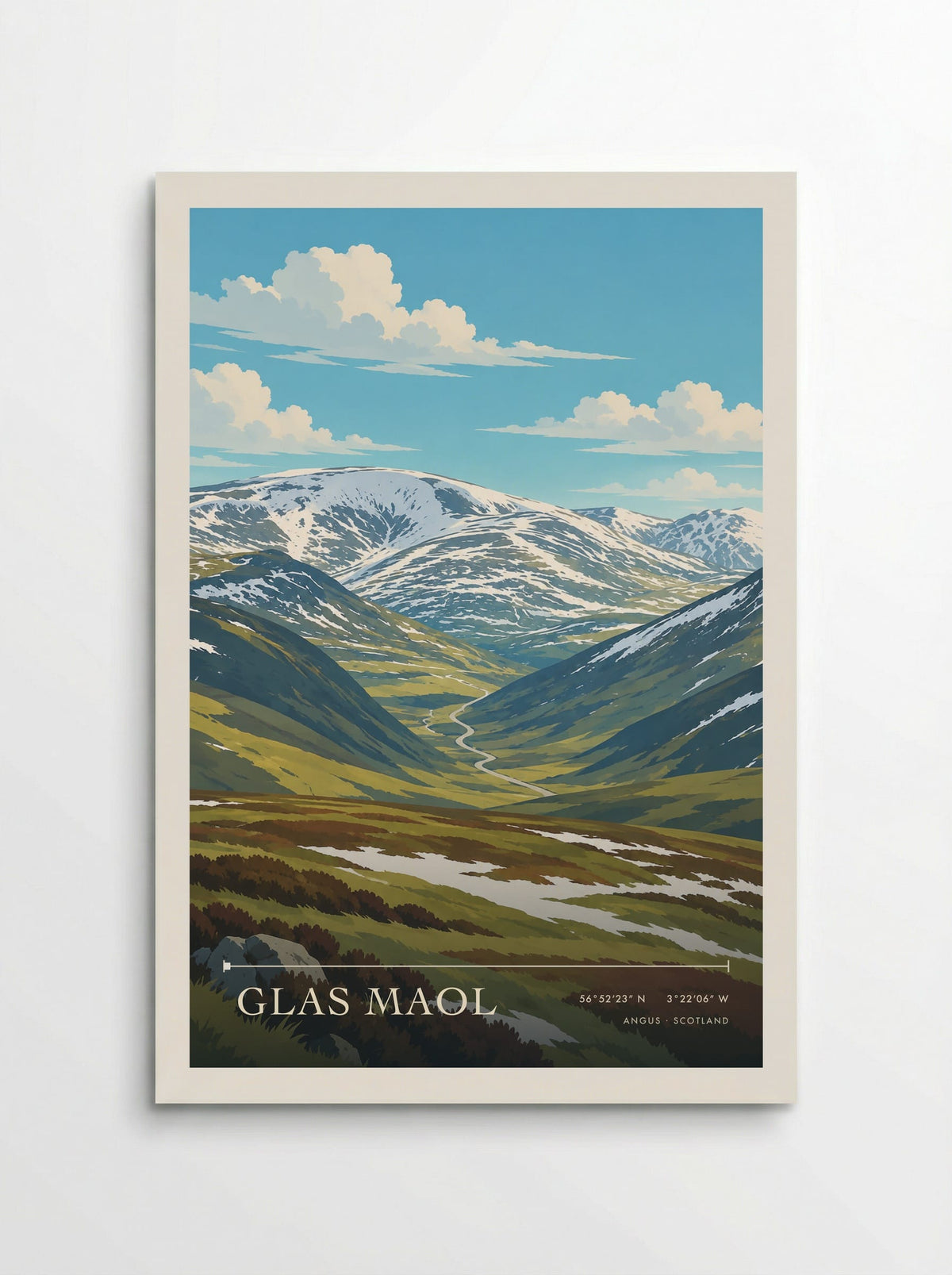 Glas Maol, Angus | Travel Poster - Poster