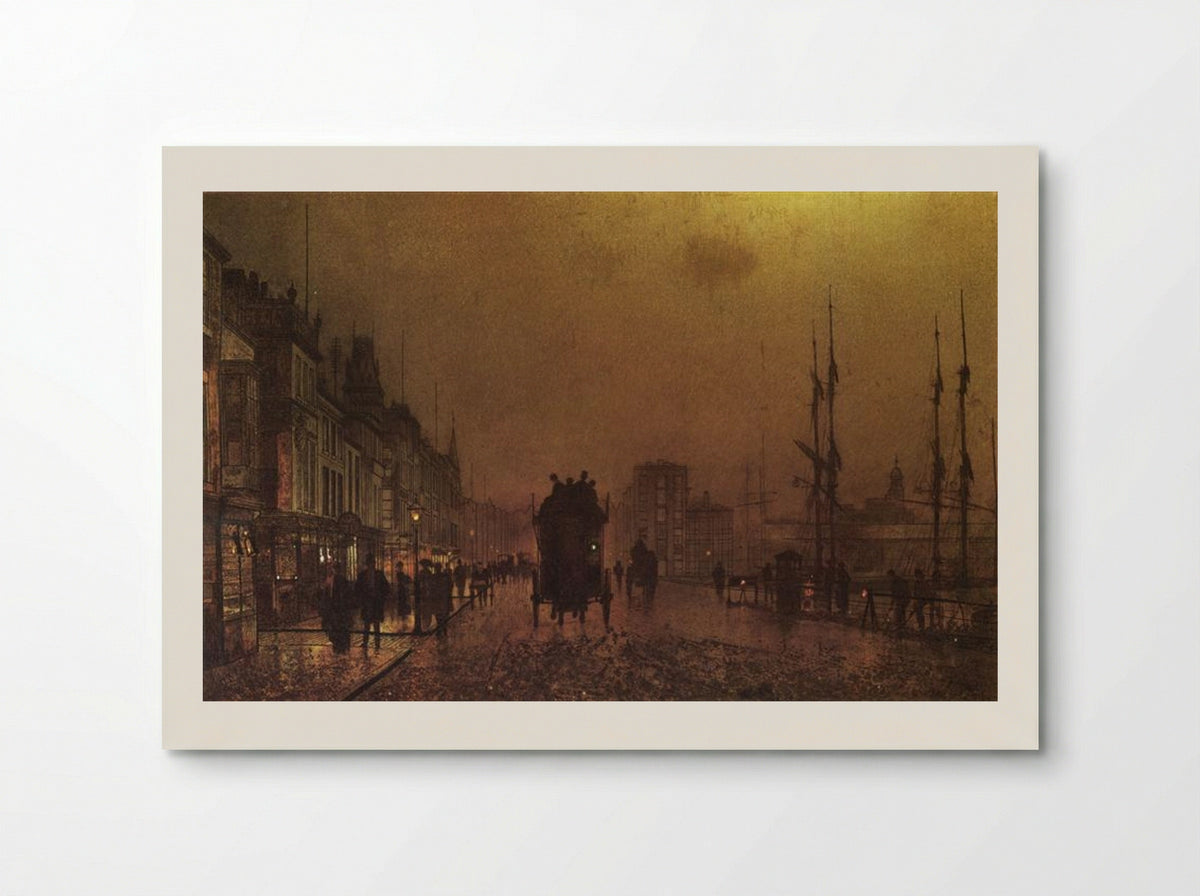 Glasgow Docks - John Atkinson Grimshaw - Poster