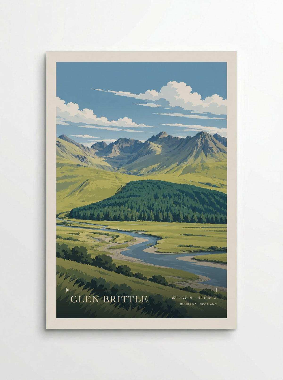 Glen Brittle, Highland | Travel Poster - Poster