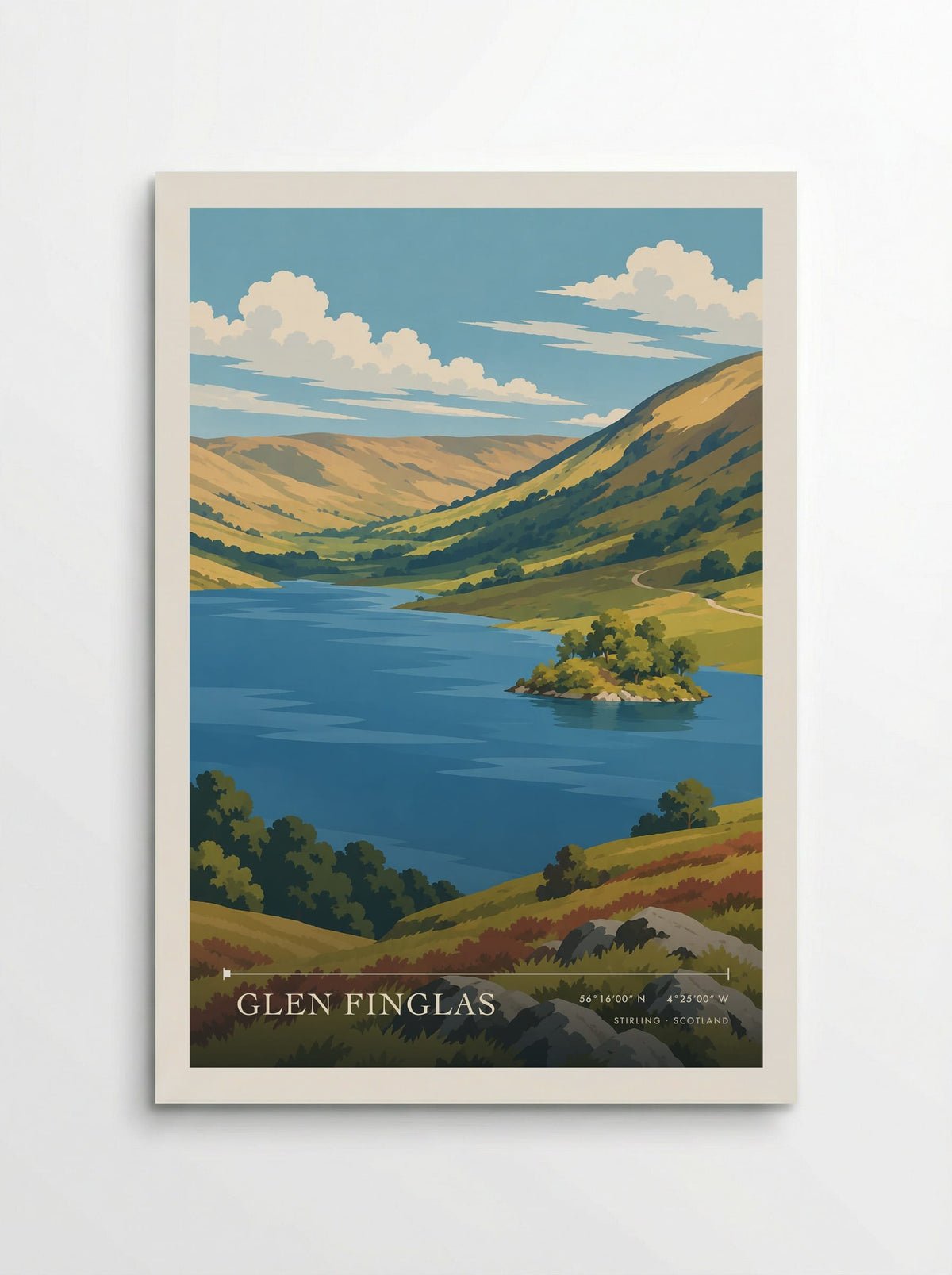 Glen Finglas, Stirling | Travel Poster - Poster