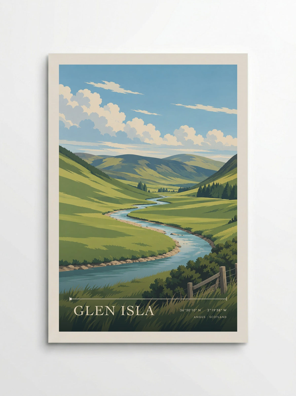 Glen Isla, Angus | Travel Poster - Poster
