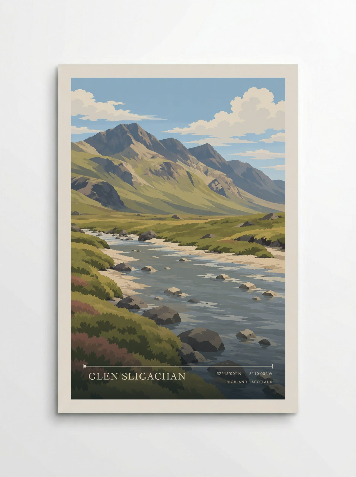 Glen Sligachan, Highland | Travel Poster - Poster