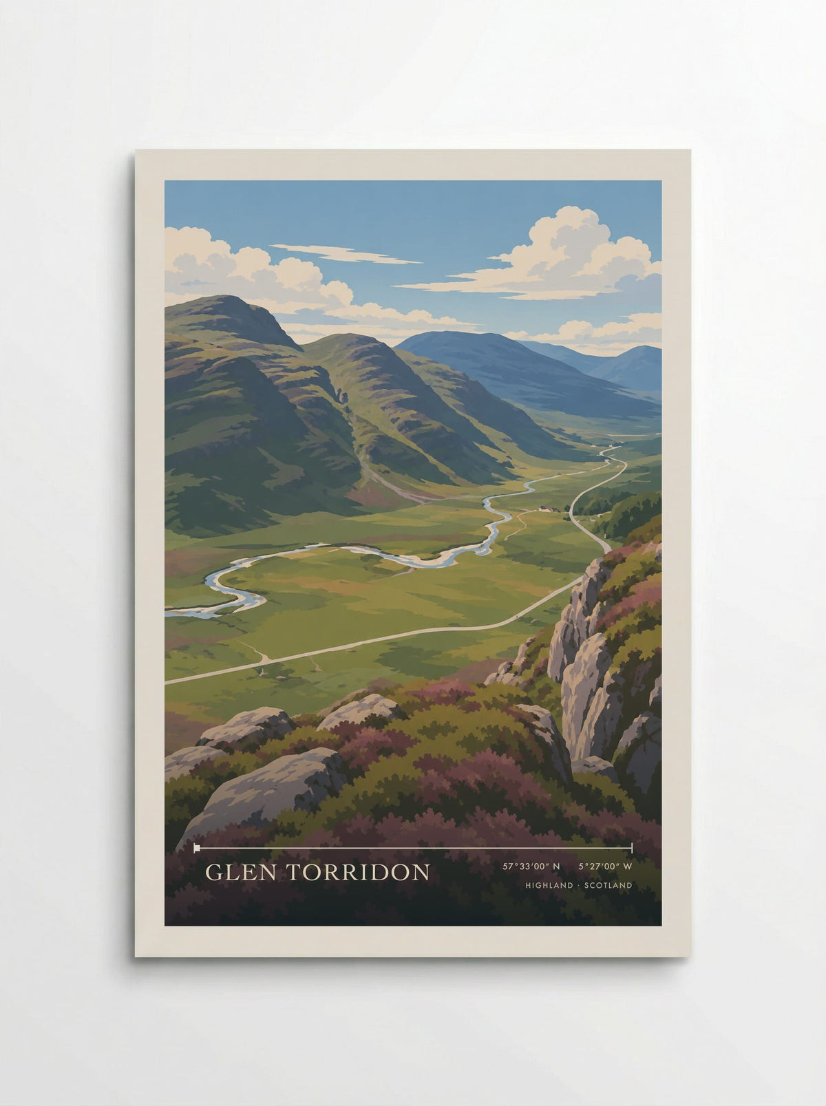 Glen Torridon, Highland | Travel Poster - Poster