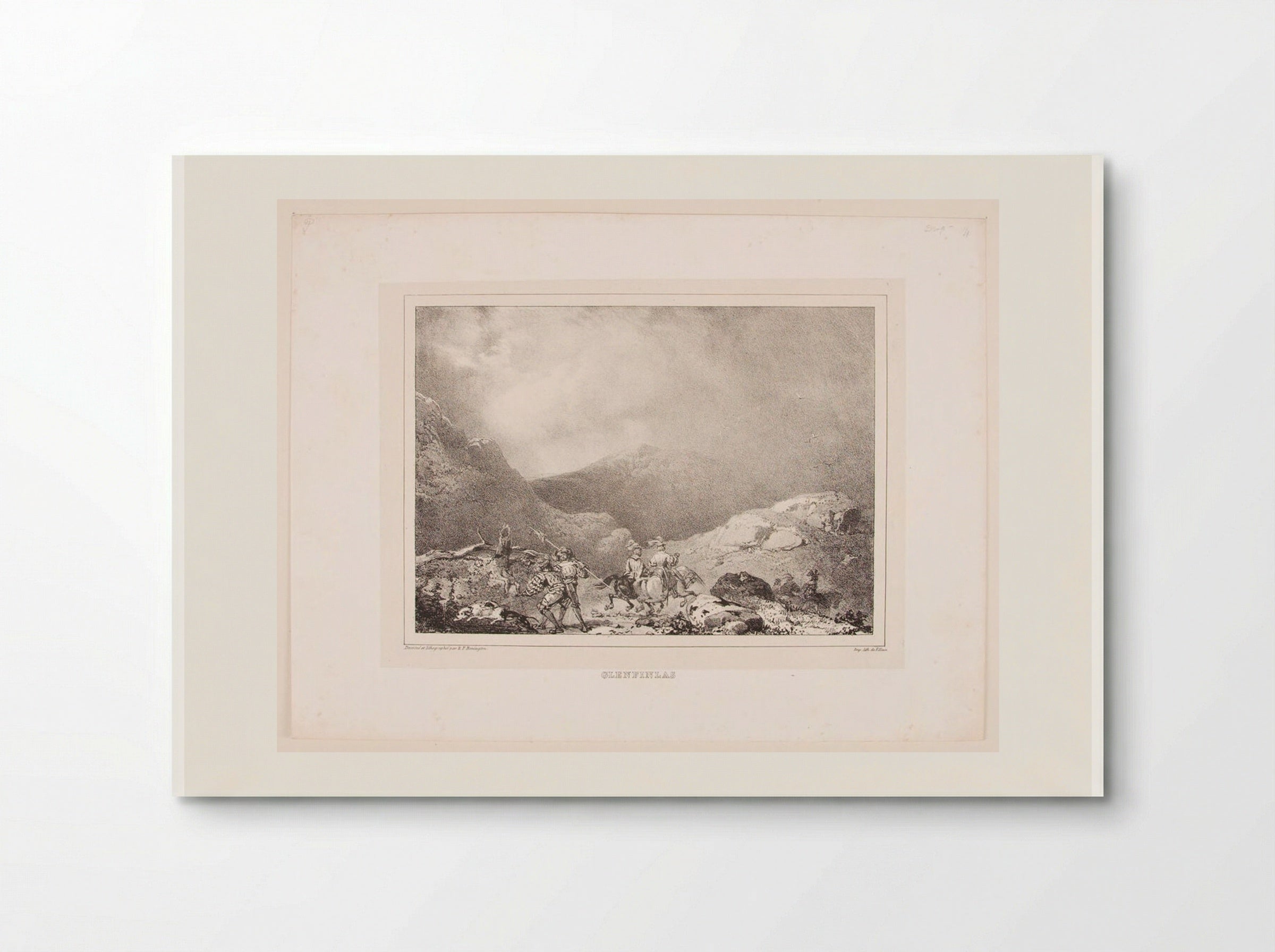 Glenfinlas - Richard Parkes Bonington - Poster
