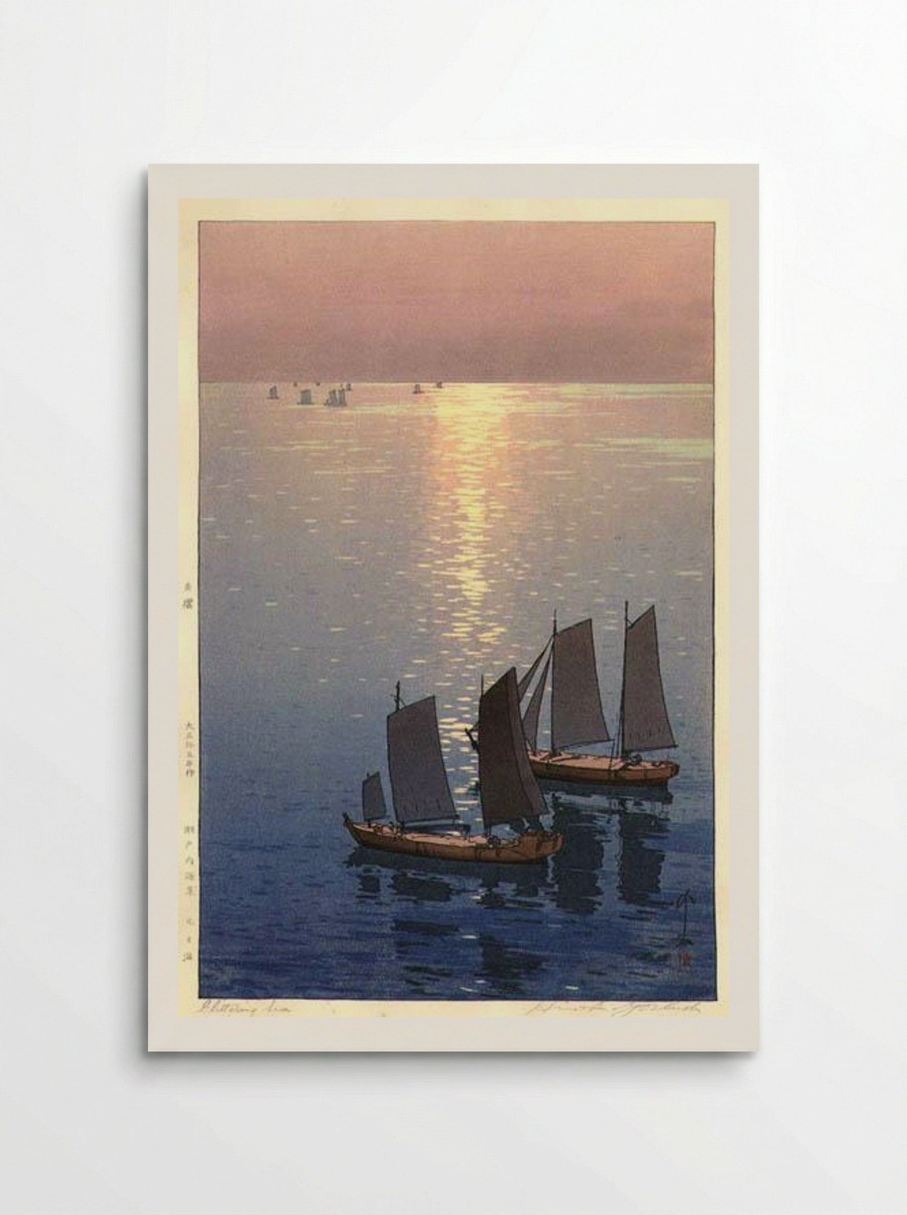 Glittering Sea - Hiroshi Yoshida - Poster