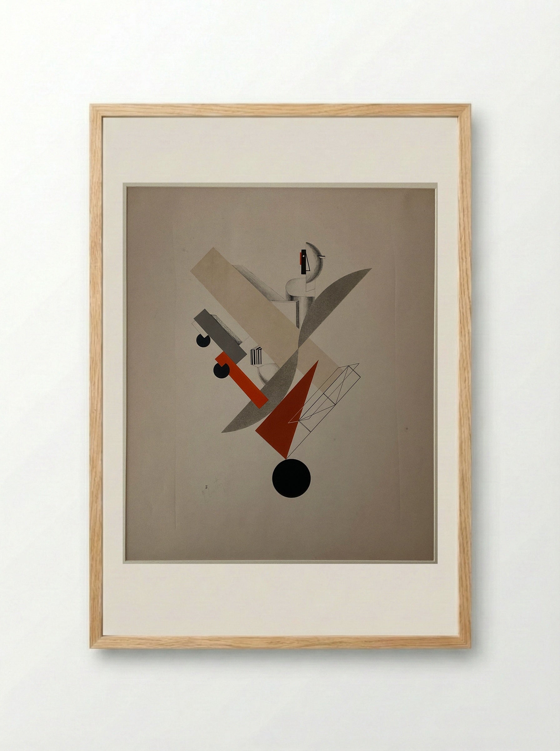 Globetrotter in Time - El Lissitzky - Framed Print Wood