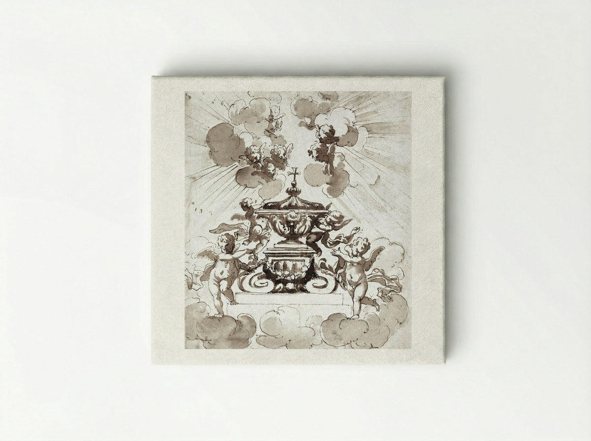 Glorification of the Host - Italian 18th Century - Canvas