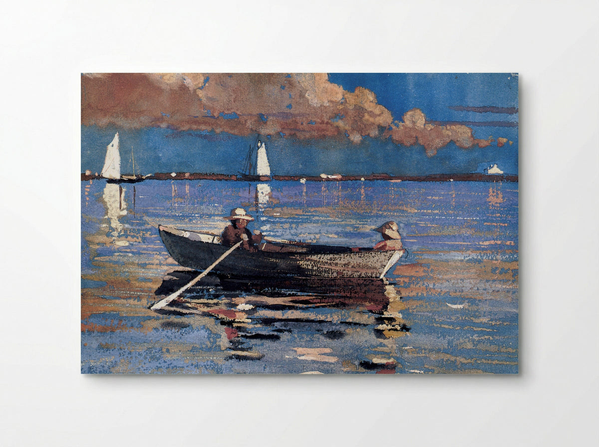 Gloucester Harbor and Dory - Winslow Homer - Poster