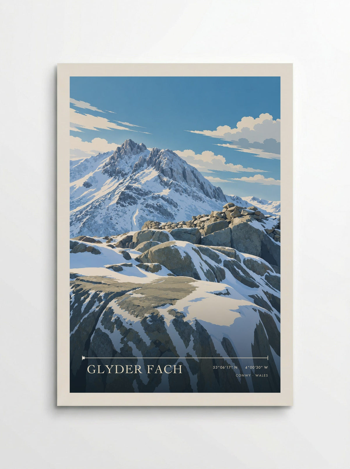 Glyder Fach, Conwy | Travel Poster - Poster