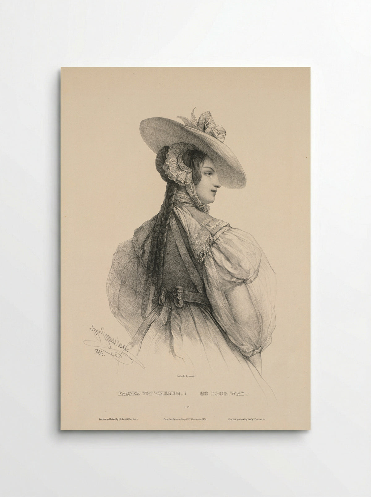 Go Your Way (Passez Vot'Chemin) - Henri Grevedon - Poster