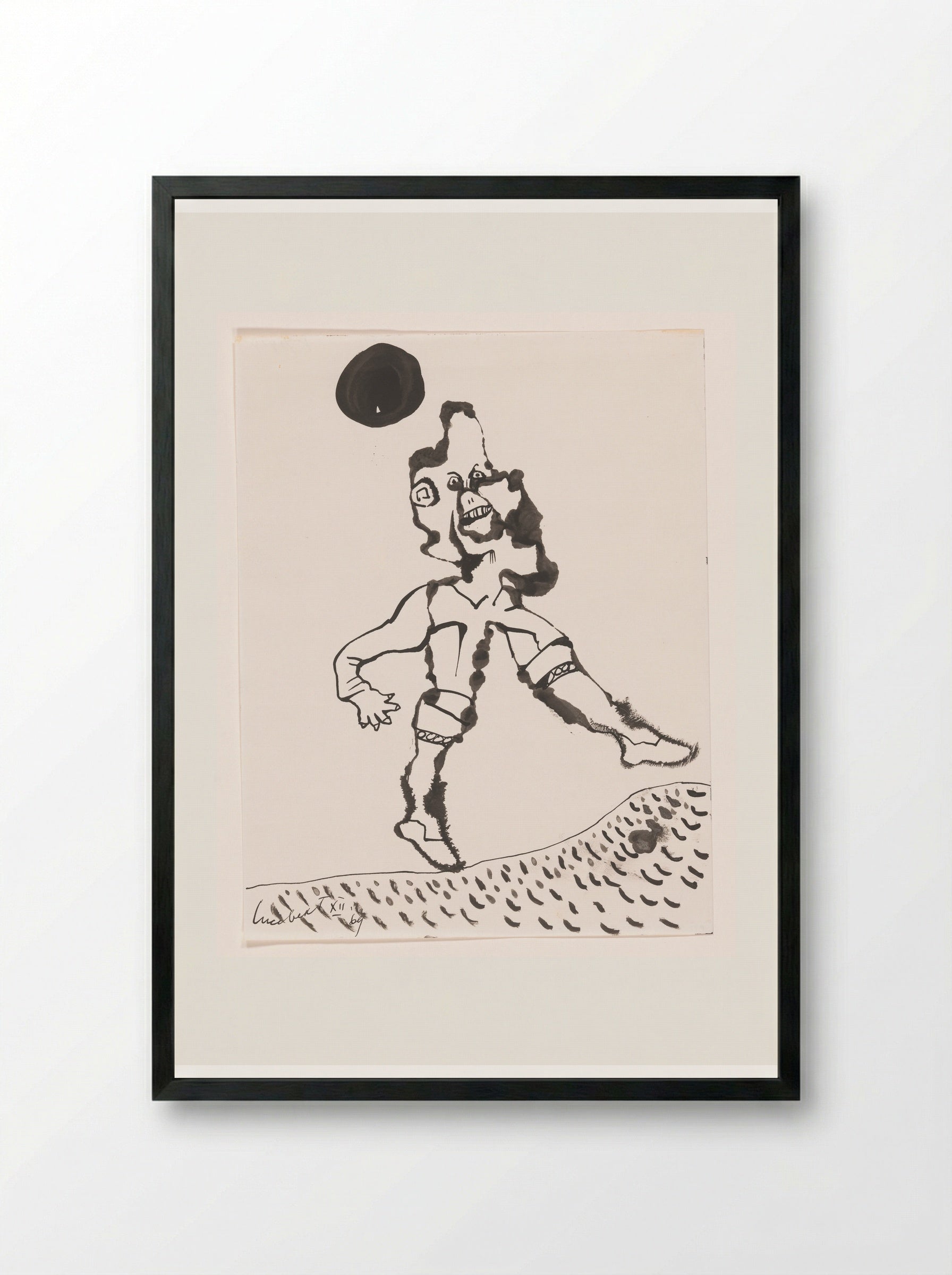 Goal VII - Lucebert - Framed Print Black
