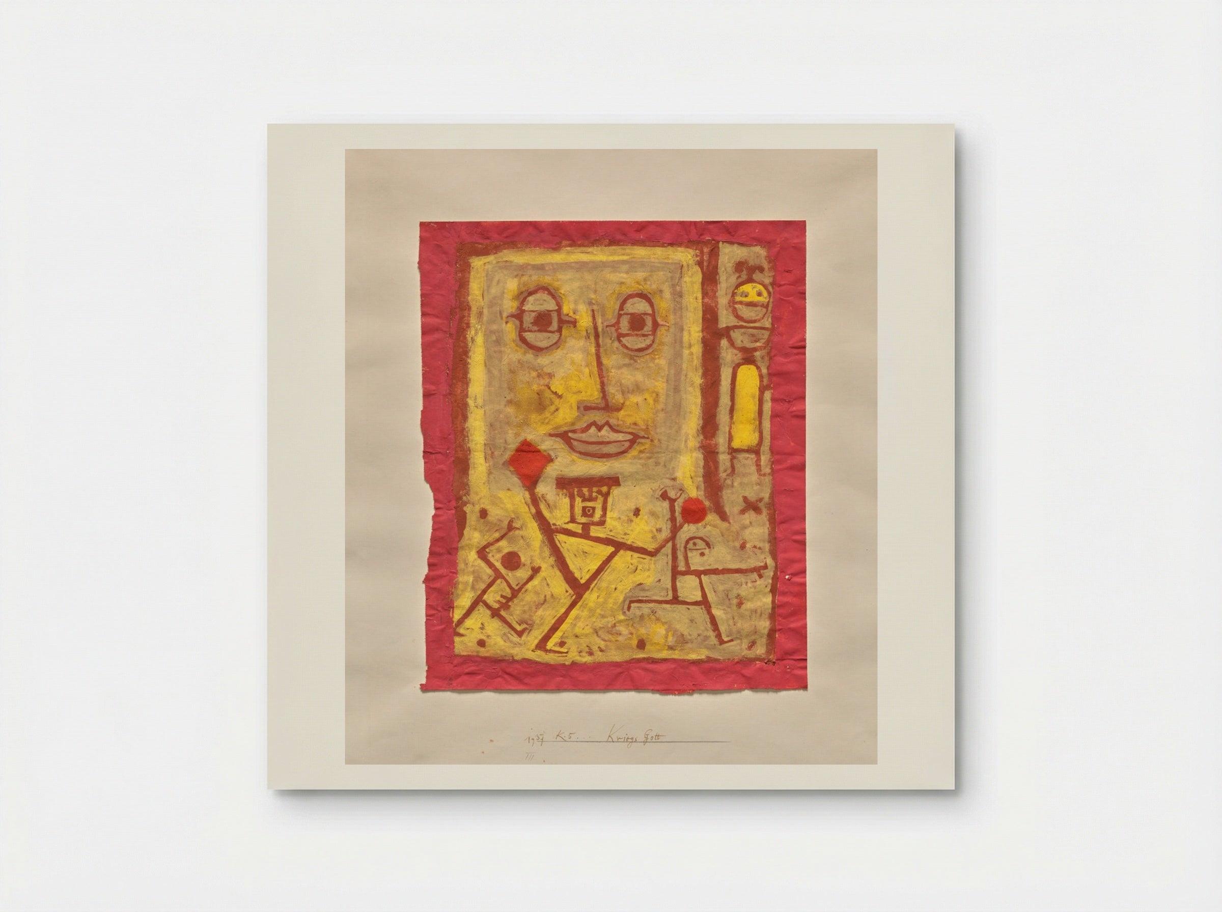 God of War (Kriegs-Gott) - Paul Klee - Poster