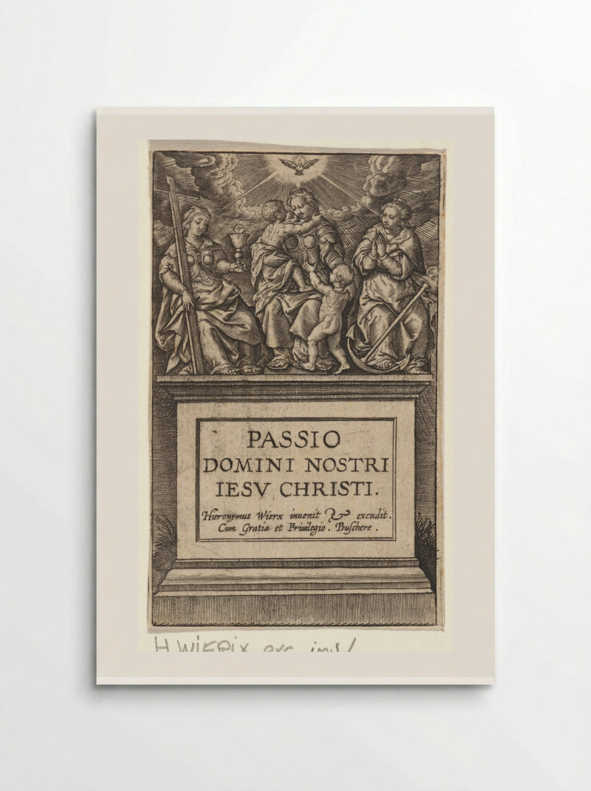 Goddelijke deugden - Hieronymus Wierix - Poster