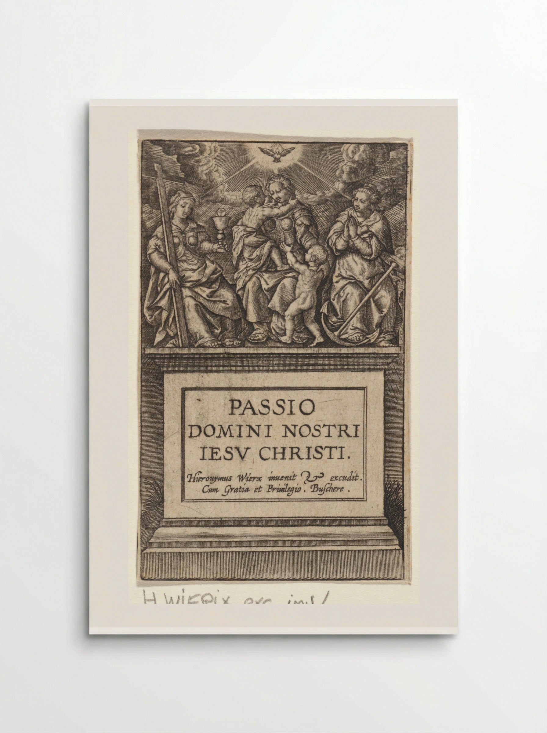 Goddelijke deugden - Hieronymus Wierix - Poster