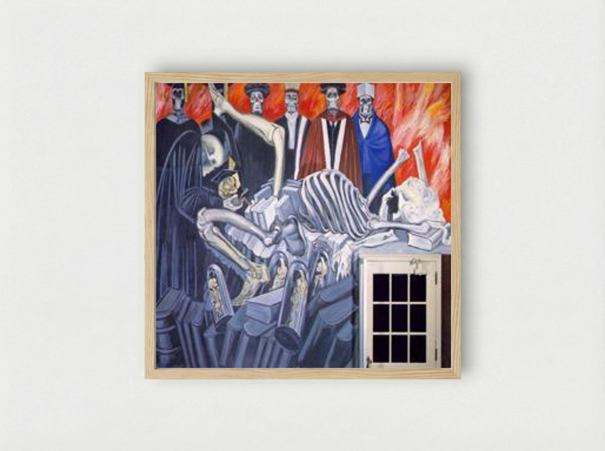Gods of the Modern World (The Epic of American Civilization) - José Clemente Orozco - Framed Print Wood