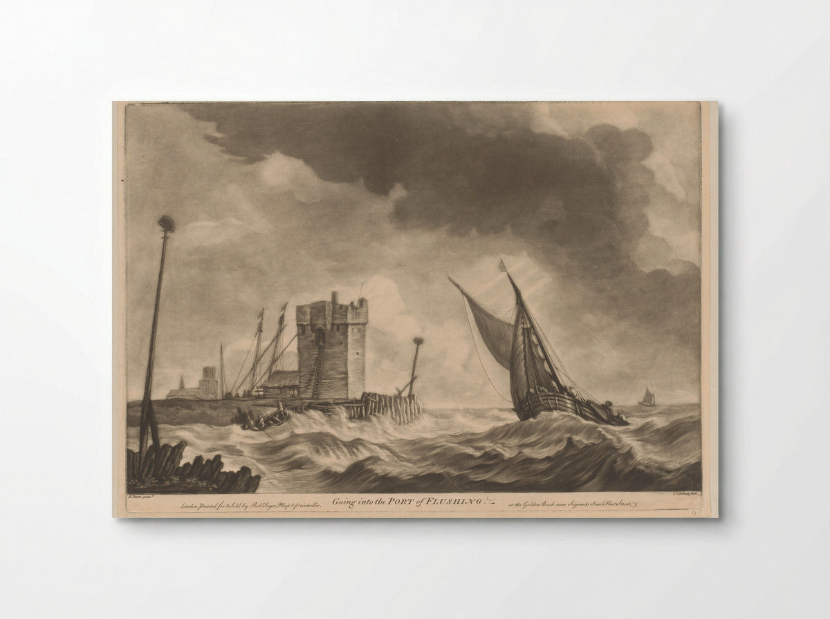 Going into the Port of Flushing - Richard Purcell - Poster