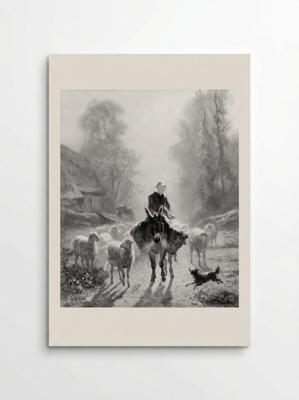 Going to Market - Constant Troyon - Poster