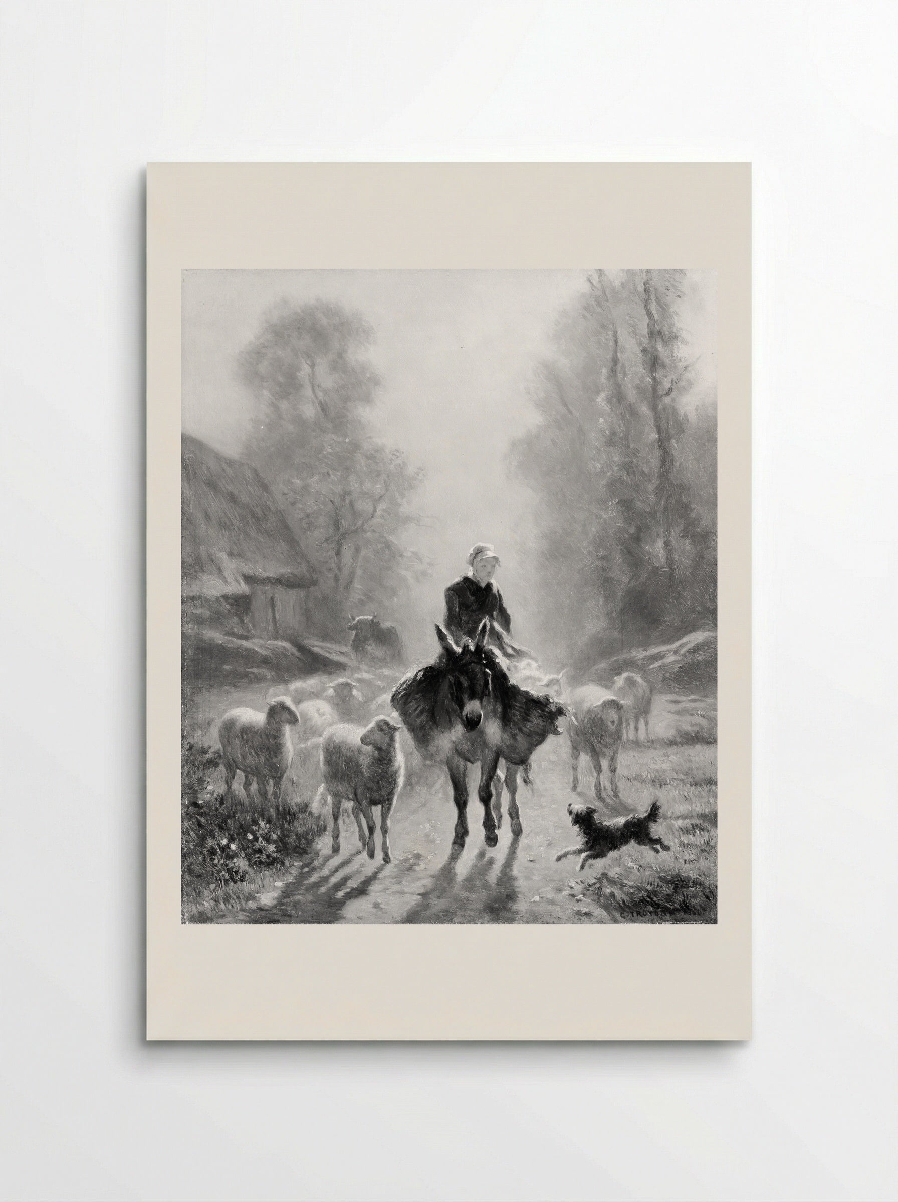 Going to Market - Constant Troyon - Poster
