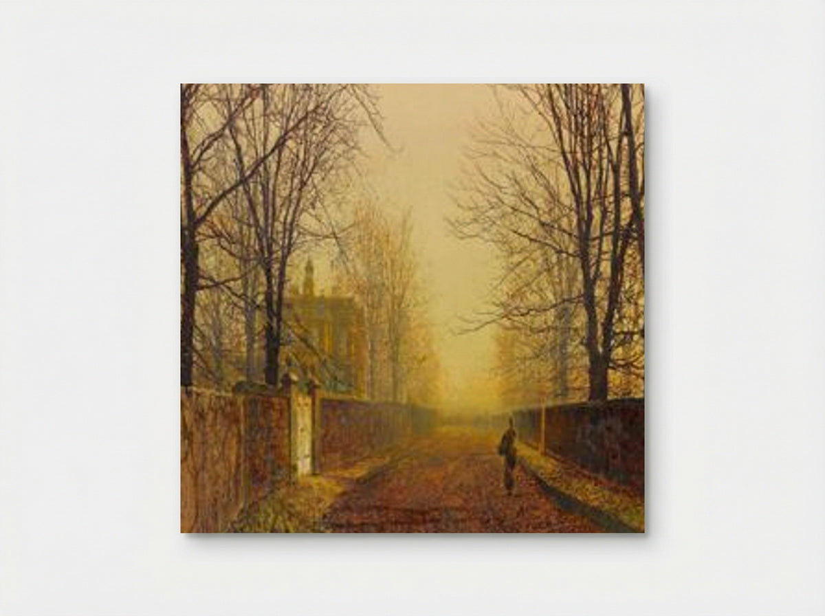 Golden Autumn - John Atkinson Grimshaw - Poster