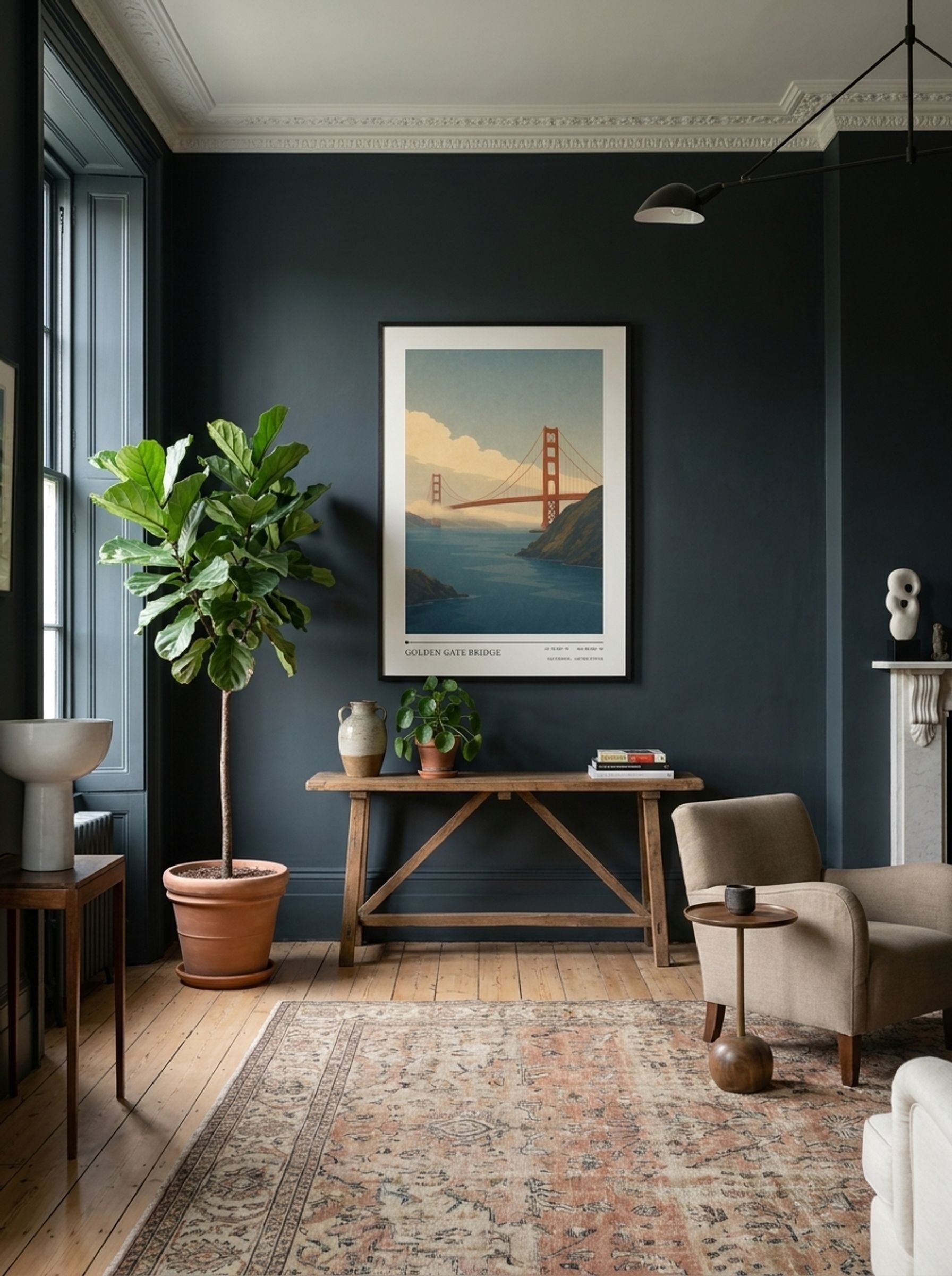Golden Gate Bridge Travel Poster Artwork - Lifestyle